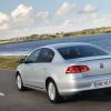 <p>Die Heckpartie des VW Passat TDI BlueMotion</p>