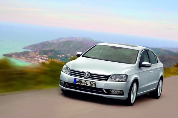 Frontansicht des VW Passat