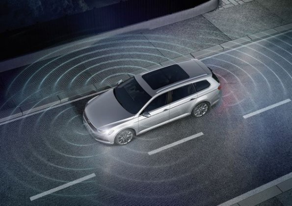 Schematische Darstellung des VW Passat Variant 