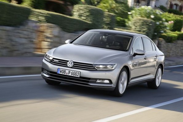 Frontansicht des VW Passat