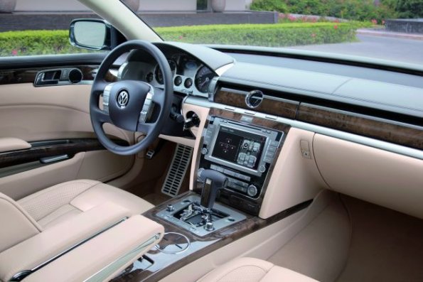 Die Armaturentafel im VW Phaeton