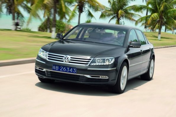 Frontansicht des VW Phaeton