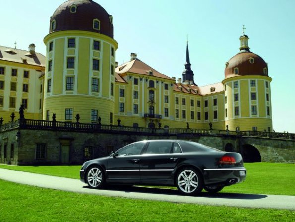 Die Silhouette des VW Phaeton