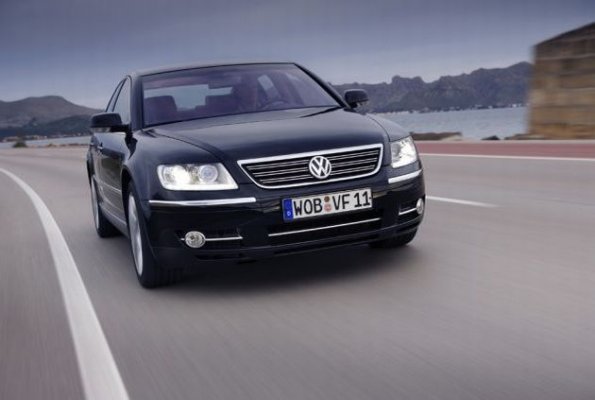 Frontansicht des VW Phaeton