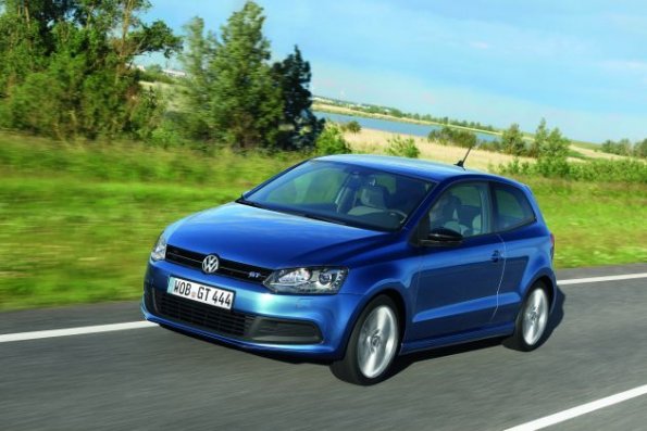 Fahraufnahme mit dem VW Polo Blue GT