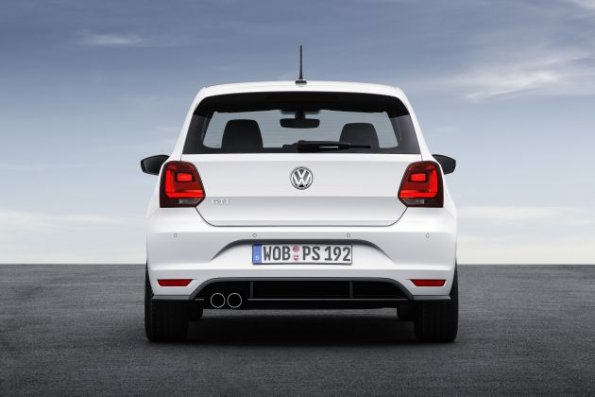 Das Heck des VW Polo GTI