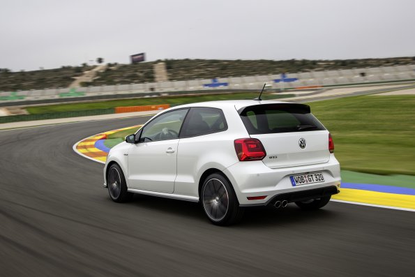 Heckpartie des VW Polo GTI