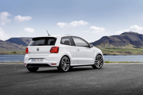 Heckpartie des VW Polo GTI 