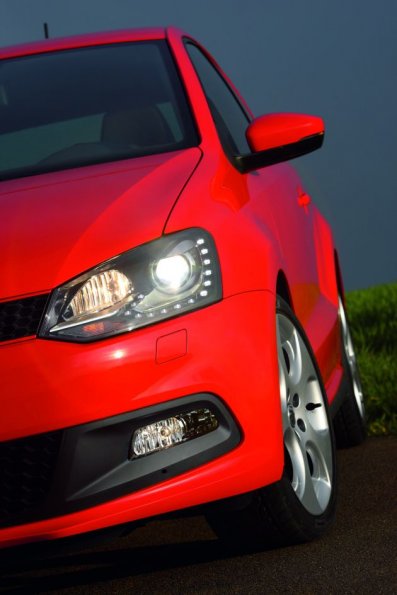 Detailaufnahme des VW Polo GTI