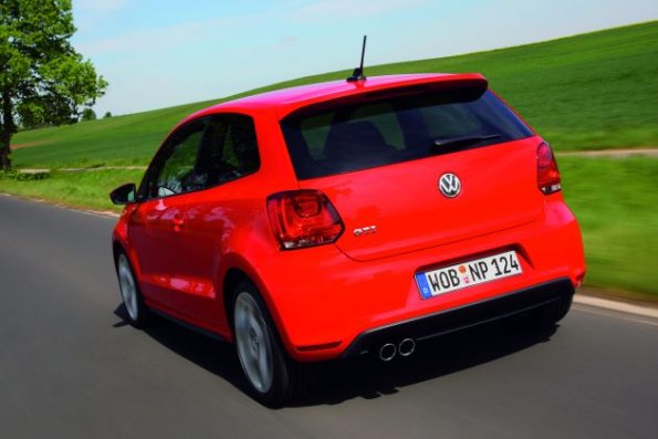 Heckansicht des VW Polo GTI