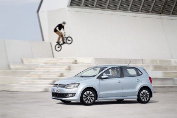 Seitenansicht des VW Polo TDI Bluemotion