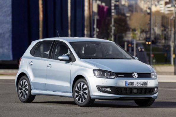 Die Frontpartie am VW Polo TDI Bluemotion