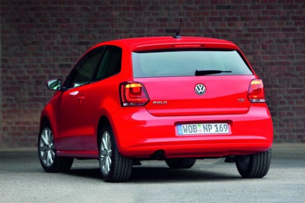 Heckansicht des VW Polo TSI