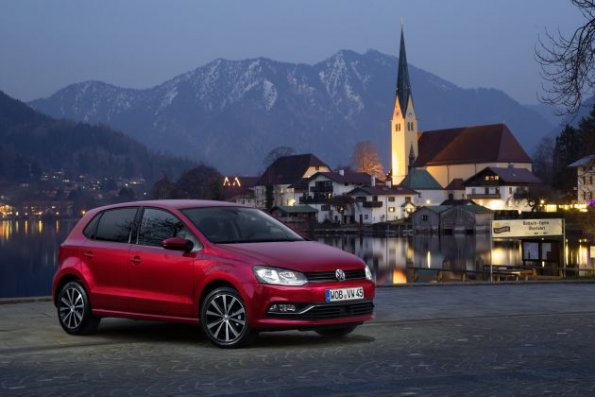 Front- und Seitenansicht des VW Polo 