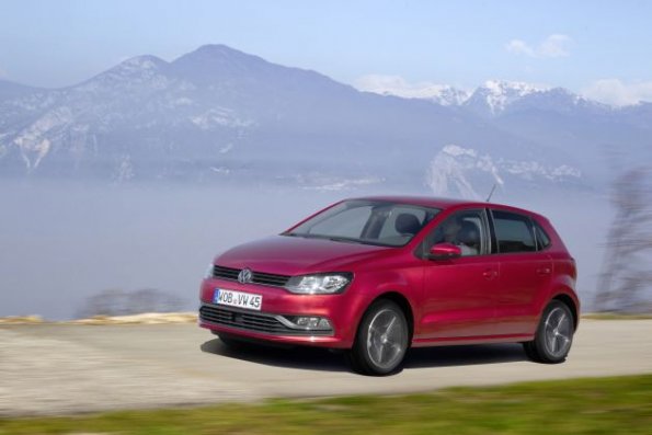 Die Frontpartie des VW Polo 