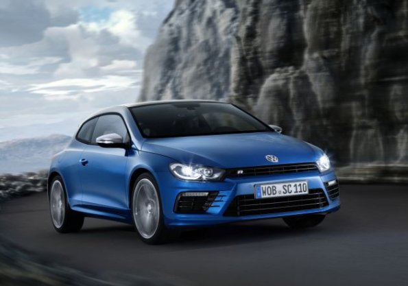 Frontansicht des VW Scirocco