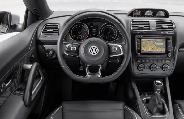 Das Cockpit des VW Scirocco 