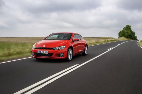 Die Frontpartie des VW Scirocco 