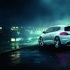 Heck- und Seitenperspektive des VW Scirocco GTS