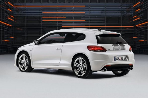 Die Seitenansicht des VW Scirocco Million