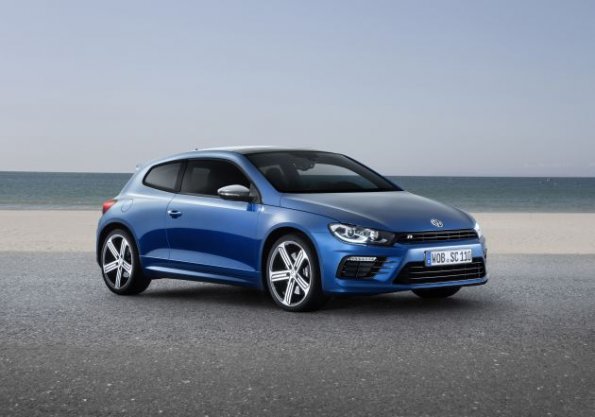 Front- und Seitenpartie des VW Scirocco R