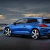 Heck- und Seitenpartie des VW Scirocco R