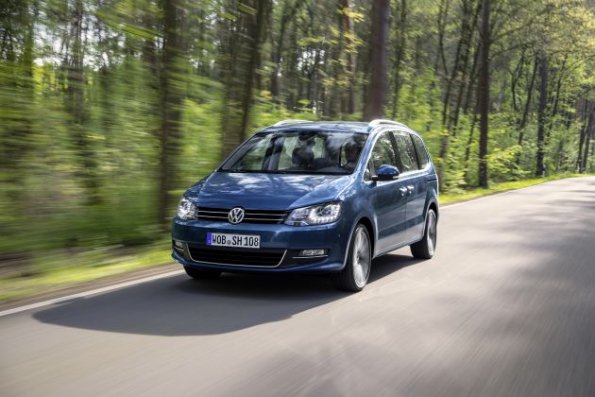 Frontpartie des VW Sharan