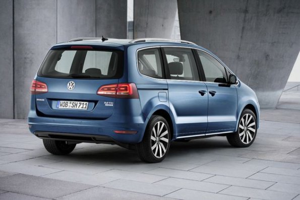 Heckpartie des VW Sharan