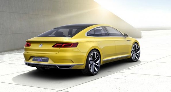 Heckpartie des VW Sport Coupé Concept