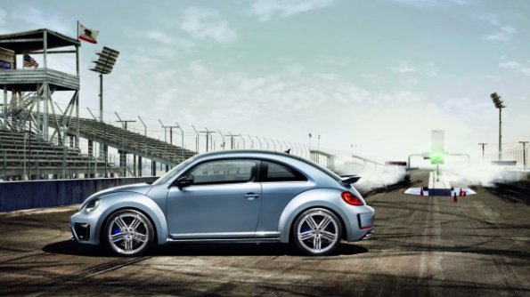 Das Profil der VW Studie Beetle R Concept