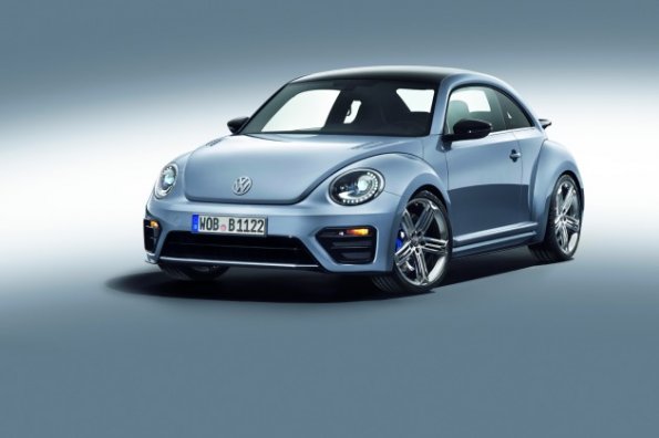 Die Frontpartie der VW Studie Beetle R Concept