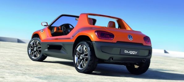 Die Heckpartie der VW Studie buggy up!