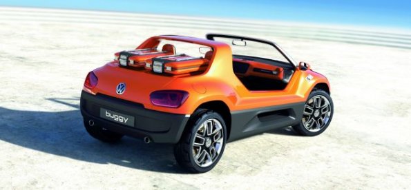 Die Heckpartie der VW Studie buggy up!