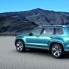 <p>Die Seitenpartie der VW Studie Cross Blue</p>