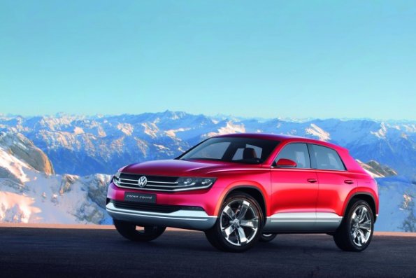 Die Frontpartie der VW Studie Cross Coupé