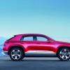 Die Silhouette der VW Studie Cross Coupé