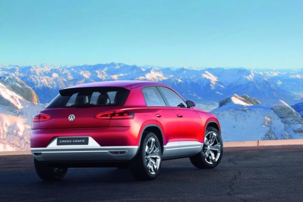 Die Heckpertie der VW Studie Cross Coupé