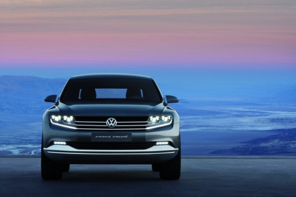 Das Gesicht der VW Studie Cross Coupé