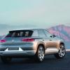 Die Heckpartie des VW Studie Cross Coupé