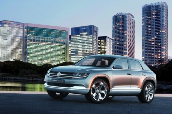 Frontansicht der VW Studie Cross Coupé