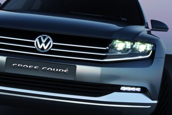 Detailaufnahme der VW Studie Cross Coupé