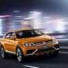 <p>Frontansicht der VW Studie CrossBlue Coupé</p>