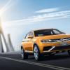 <p>Die Frontpartie der VW Studie CrossBlue Coupé</p>