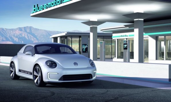 Die VW Studie E-Bugster in der Frontansicht 