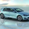 Die Seitenpartie der VW Studie Golf 7 BlueMotion