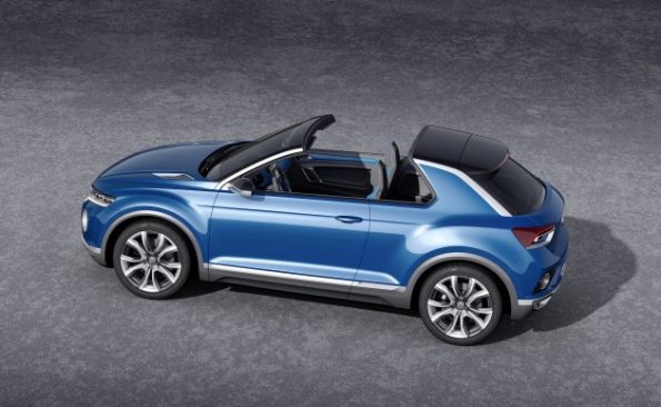 Seitenansicht der VW Studie T-Roc