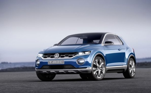 Frontansicht der VW Studie T-Roc