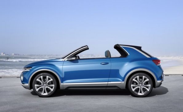 Die VW Studie T-Roc im Profil