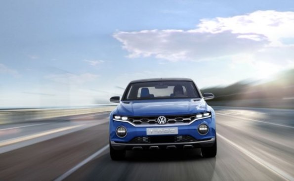 Frontansicht der VW Studie T-Roc