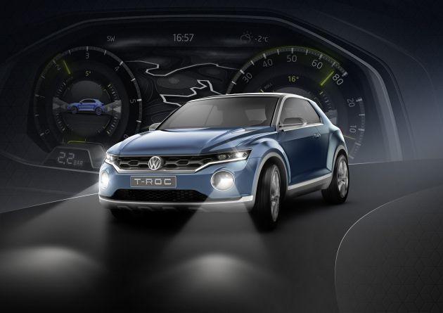 VW Studie T-Roc:
VW Studie T-Roc